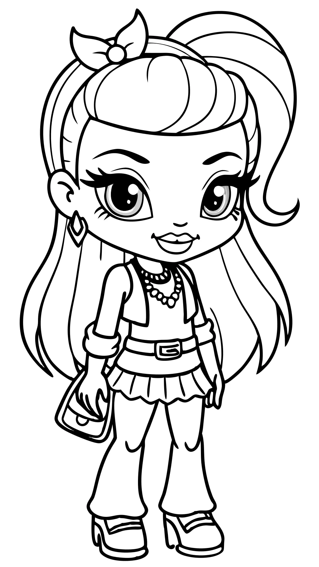 Bratz Girl Coloring Pages